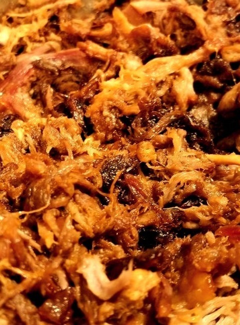 Recipe for Adam’s Brown Sugar Pulled Pork
This brown sugar-sweetened pork shoulder starts off by soaking in an easy brine solution and then finishes up in the oven resulting in juicy and tender pulled pork. 1.5 cups salt, 4 water or as needed, 1...