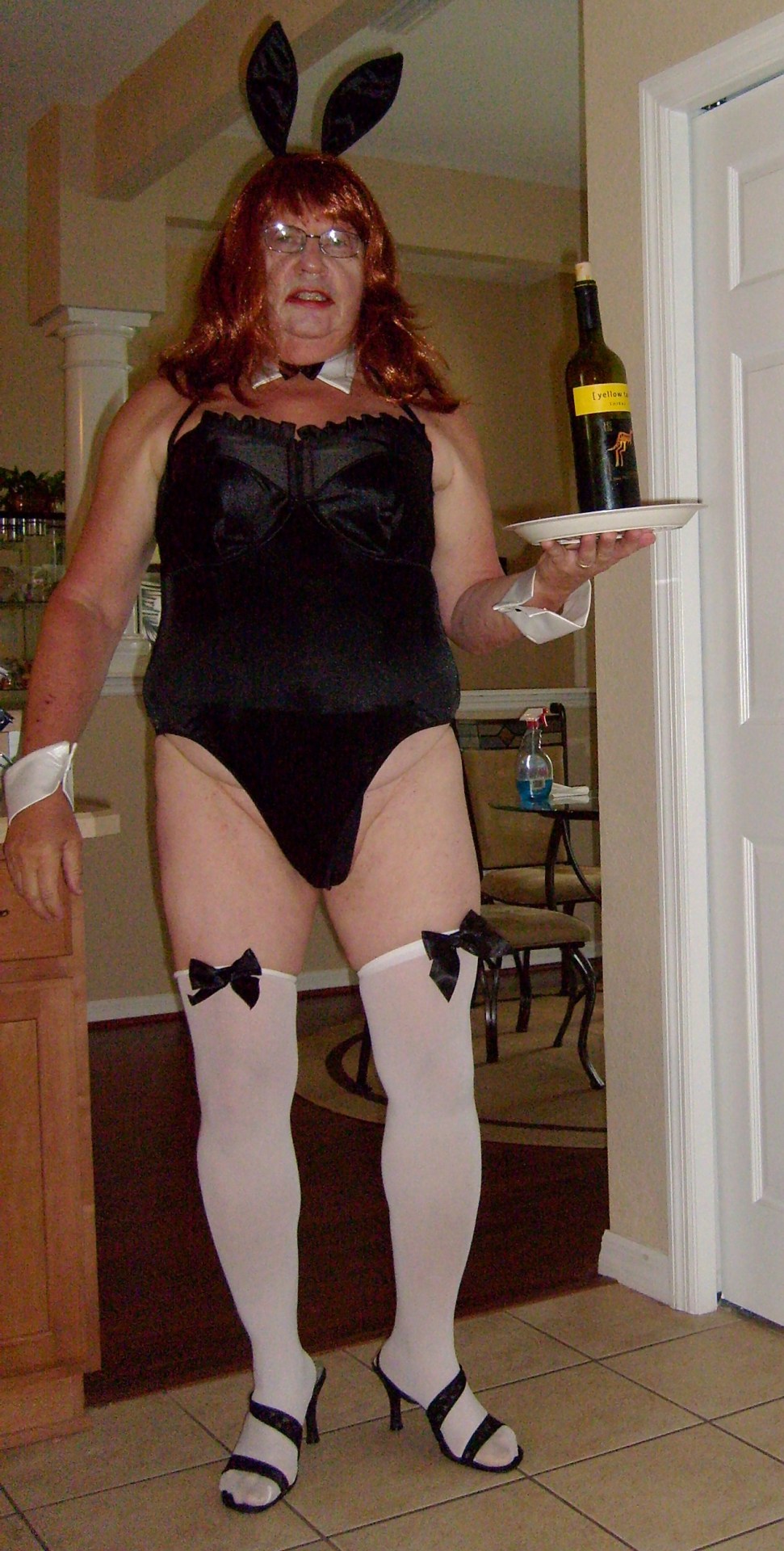 XXX Sissy Boy makes a great Easter bunny! photo