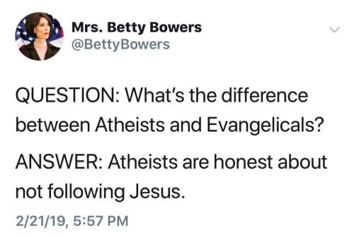 atheistfrog:entropyguy:I’ve stopped thinking it’s helpful to say that Christians doing harm in Jesus