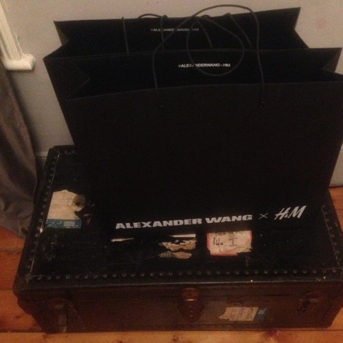 Happy Christmas  #AlexanderWangxHM #healthgoth #hypebeast #haul