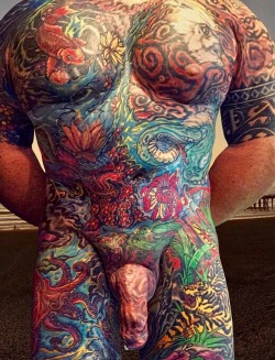 thinkedjink: My tattoo body suit   Look at