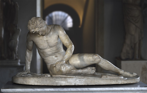 theancientwayoflife:~Dying Gaul (also known as “Galata Capitolino”). Medium: Marble Roman copy of the lost Hellenistic original of the 3rd century BCE. Provenance: Rome, Capitoline Museums, Palazzo Nuovo, Hall of the Gaul (Musei capitolini, Palazzo