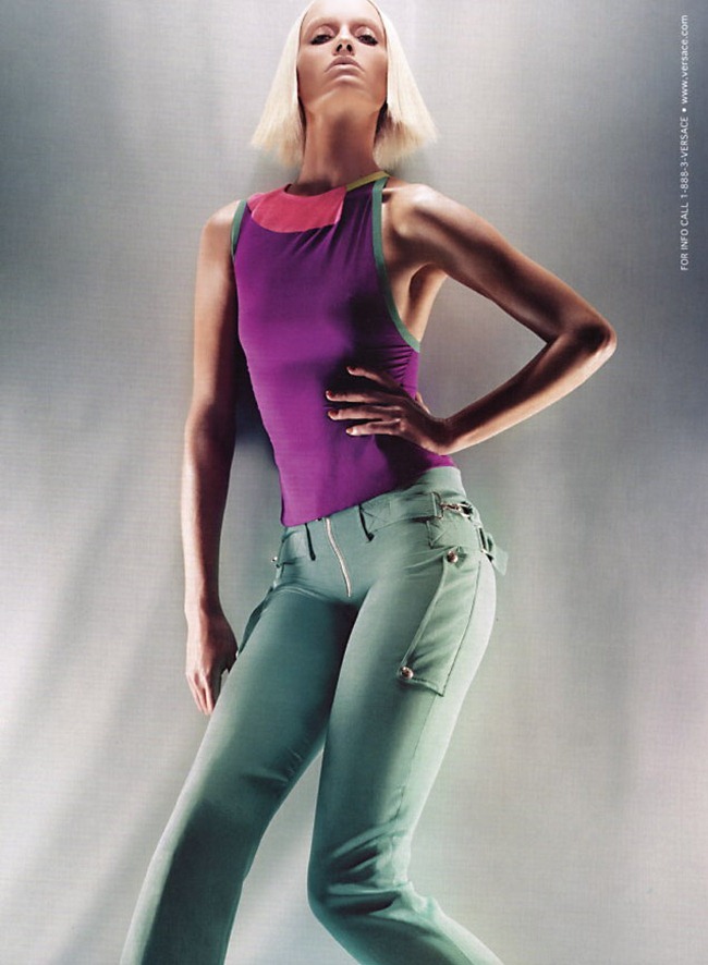 WE ♥ VERSACE: Amber Valletta for Versace Spring 2003 by