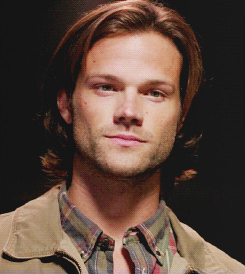 mywinchestermademedoit:doeraymisha-blog:really puts the S-A-M in S&M, eh?jared/sam knows somethi