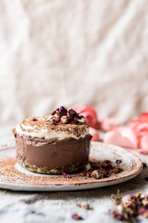 sweetoothgirl:vegan chocolate custard cake