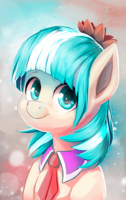 voxelfyre:  Portrait of Coco Pommel   cute