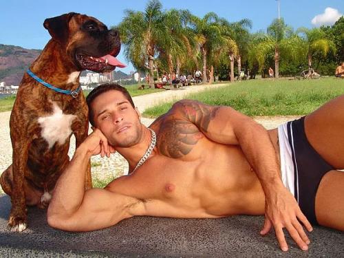 genesis950:  Hot guys & dogs   Hot guys porn pictures