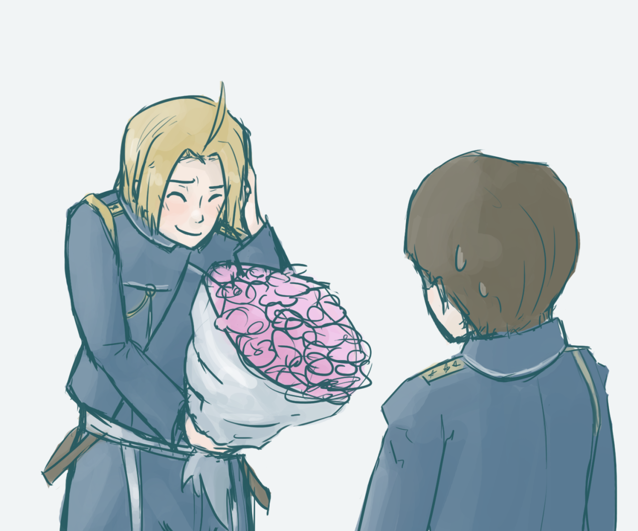 iowantstobattle:  &ldquo;S-so, I just heard the funniest story! It went like
