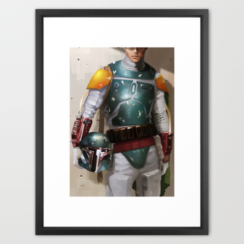 &ndash; Boba Fett &ndash; Created by Yvan Quinet Available at Society6 Website |&n