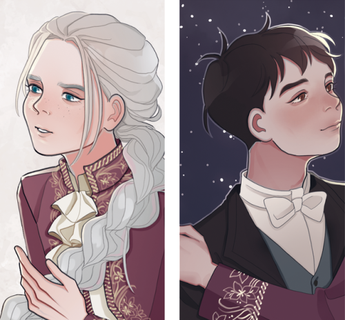 rmkrsw:preview of my collab pieces with @victorsporosya for @yoifantasyzineVictor had decided. Tonig