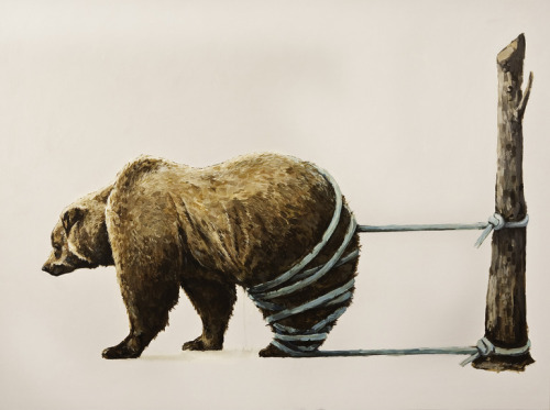 fer1972:  Tied Up Animals: Paintings by Michael McConnell  