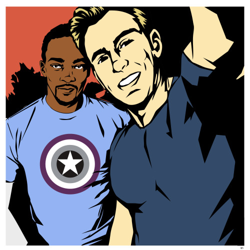 shop5:Sam Steve selfie (shirt inspired by this shop, prints on request here)