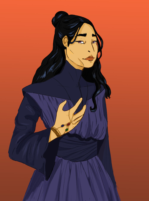 camilledepay:How I headcanon Jasnah from Sanderson’s Stormlight archive, I am only  halfway throug