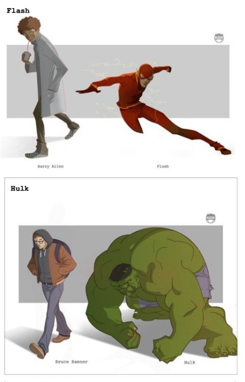 Superheroes And Their Secret Identities