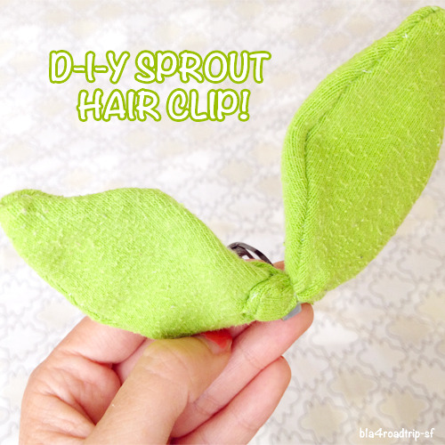 b1a4roadtrip-sf:  DIY Sprout Hair clip Day 21 (aka 29 Days Until) - Sprout MakingHere’s