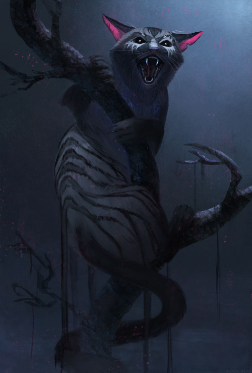 crossconnectmag: Jade Mere           Jade’s animals, mostly predators from the canine and feline families, convey both a sense of strength and ferocity as well as a frail, almost lonely side. They wander through the night by themselves but have a light