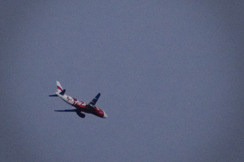 Sex Jet planes fly overhead. Bandung, Indonesia pictures