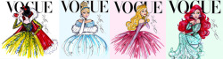 gryffndore:  Disney Divas for Vogue by Hayden