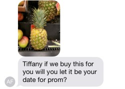 a-sweet-cereal-killer:  hardknockstrokes:  The guys hooked me up with a good looking pineapple for prom. I “sedjuiced” him later I regret nothing And that’s how I ended my senior year Lesson: Never be ashamed to go alone  OH MY GOD            
