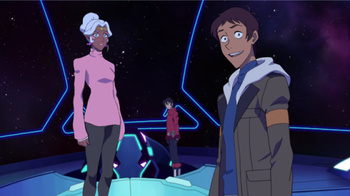 lancerium:voltron au in which Lance loves his turtleneck so much that he knits everyone else their v