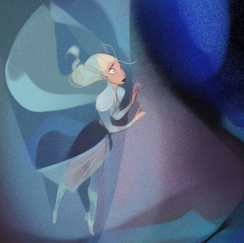 Frozen II concept art by James Woods