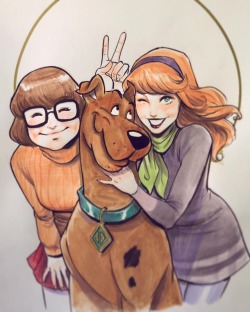 lukaswerneck:Scooby and the Girls #inktober