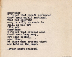 tylerknott:   Typewriter Series #465 by Tyler Knott Gregson 
