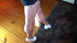 Huge Female Calf Muscle