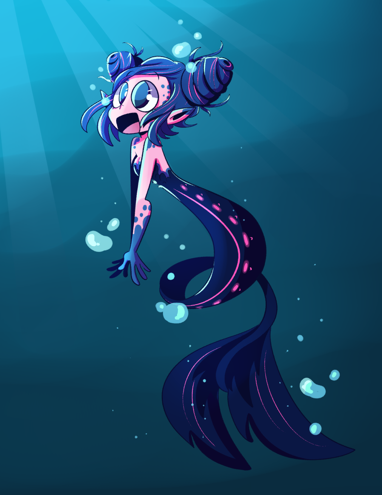 lollibeepop:  Deep sea mermaid 