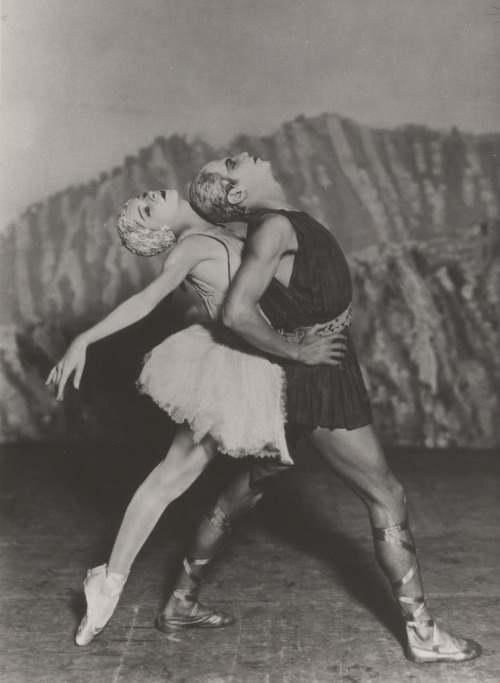 Alexandra Danilova andSerge Lifar in Apollon Musagèteca.1928Photograph (unknown photographer)Library