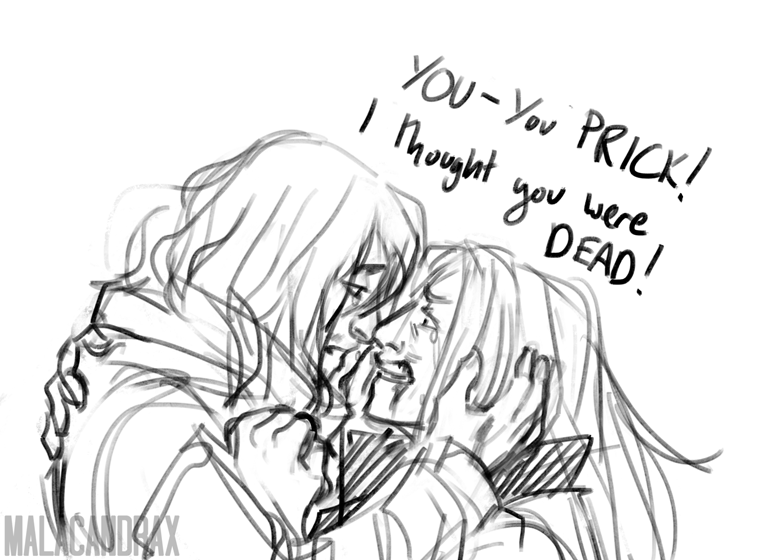 malacandrax: Angst, and cafe AU sketches   Cafe au sketches: 1- Aizawa shows up without