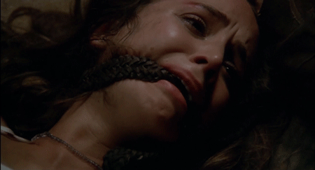 frenchblazer: Eliza Dushku in distress 1. Wrong Turn [2003] 2. Eloise [2017] 3. Banshee