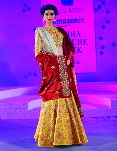 aashiqaanah: Amazon India Couture Week 2015: Anju Modi Kashish Collection 2015