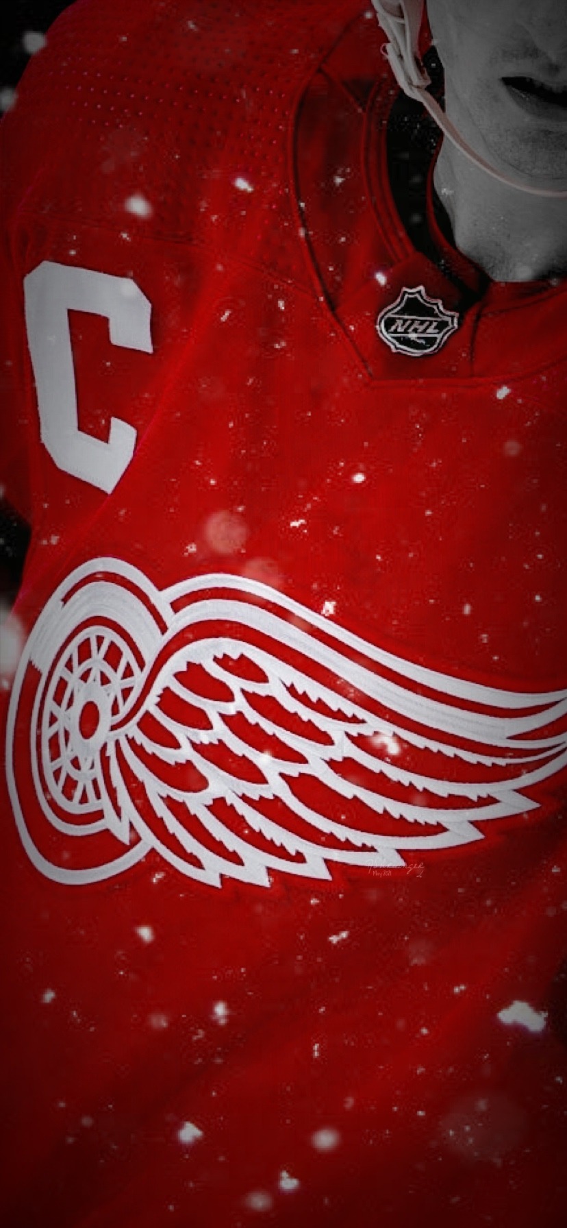 Detroit Red Wings iPhone Wallpaper by Hawk Eyes, via Flickr