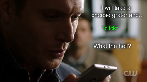 nothingidputbeforeyou: Seriously, who hangs up on Dean during an epic “TOUCH SAM AND I’L