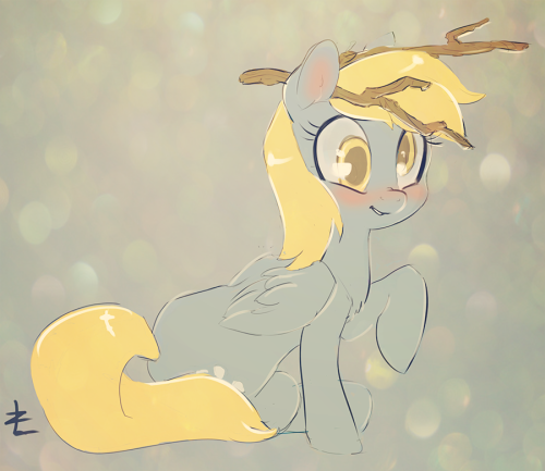 pwnypony: mylittlelizombie:  A Derpy request  d'awwwwww 