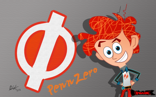 Penn Zero!A basic drawing of Penn I had in my hard drive for a while. I turned it to a wallpaper jus