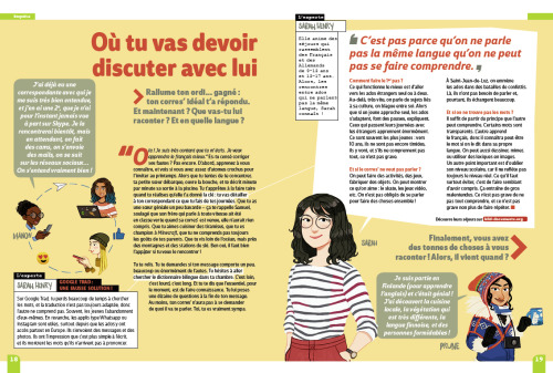 Professional work - A few months back I did illustrations for teen magazine “Geo Ado” for Editions M