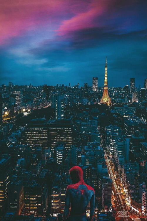 ikwt:  Spider-Man in Japan [photo by 8thdamon] | Our Instagram Page