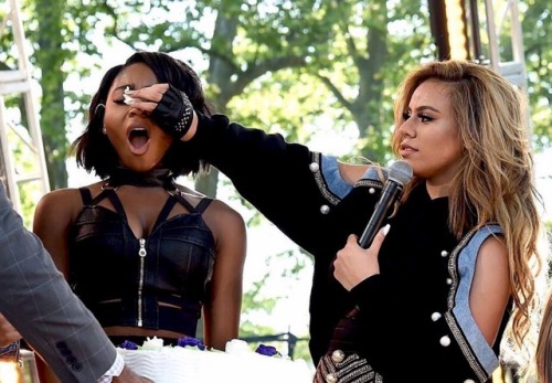 5hontour:Normani and Dinah at Good Morning America; 06/02