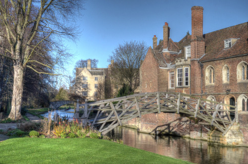 lovingtheuk: Cambridge - The Mathematical Bridge (by Baz Richardson)