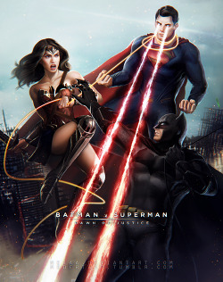 medertaab:  Trinity of Justice. Something I’ve been working on for quite a while. I know people have mixed feelings about this movie, but I have high hopes. I mean, we finally get to see Wonder Woman on big screen! 
