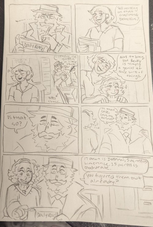 A Traditional Doodle Comic I Drew A While Ago, Cropped Some Panels So They'd Be Easier To Read. Anyways