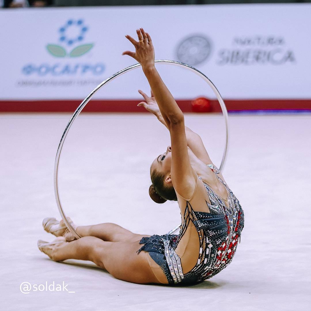 Amazing flexibility by Sasha 💙 - Rhythmic Gymnastics