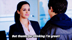  #you think i’m gorrrrrgeous #you want to kiiiiiiiiss me   I don’t even watch this show but I love all the .gifs I’m seeing about it.