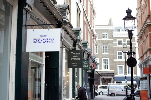 Tender Books, WC2N. Along again to the delightful Cecil Court just off Charing Cross Road to a rathe