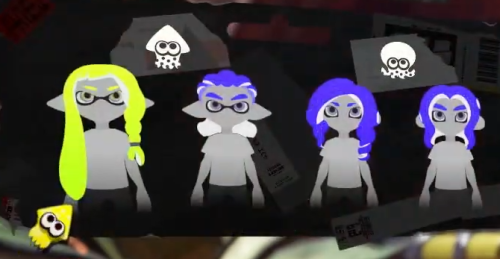 Splatoon 3 Character customisation. (Species / Hair / Eyes / Bottoms / Buddy)