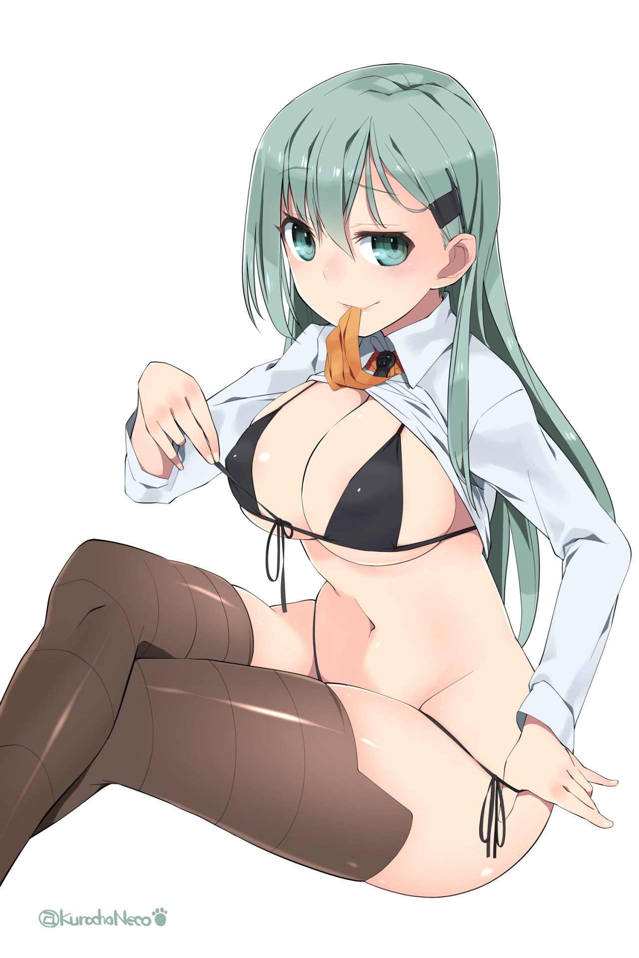 kittievamp:Mmmm look at me strip you pervert. You wanna touch me don’t you