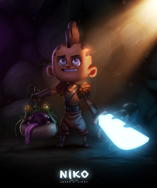 javierburgosartblog:I started this a while ago, after watching the first episode of the awesome Niko