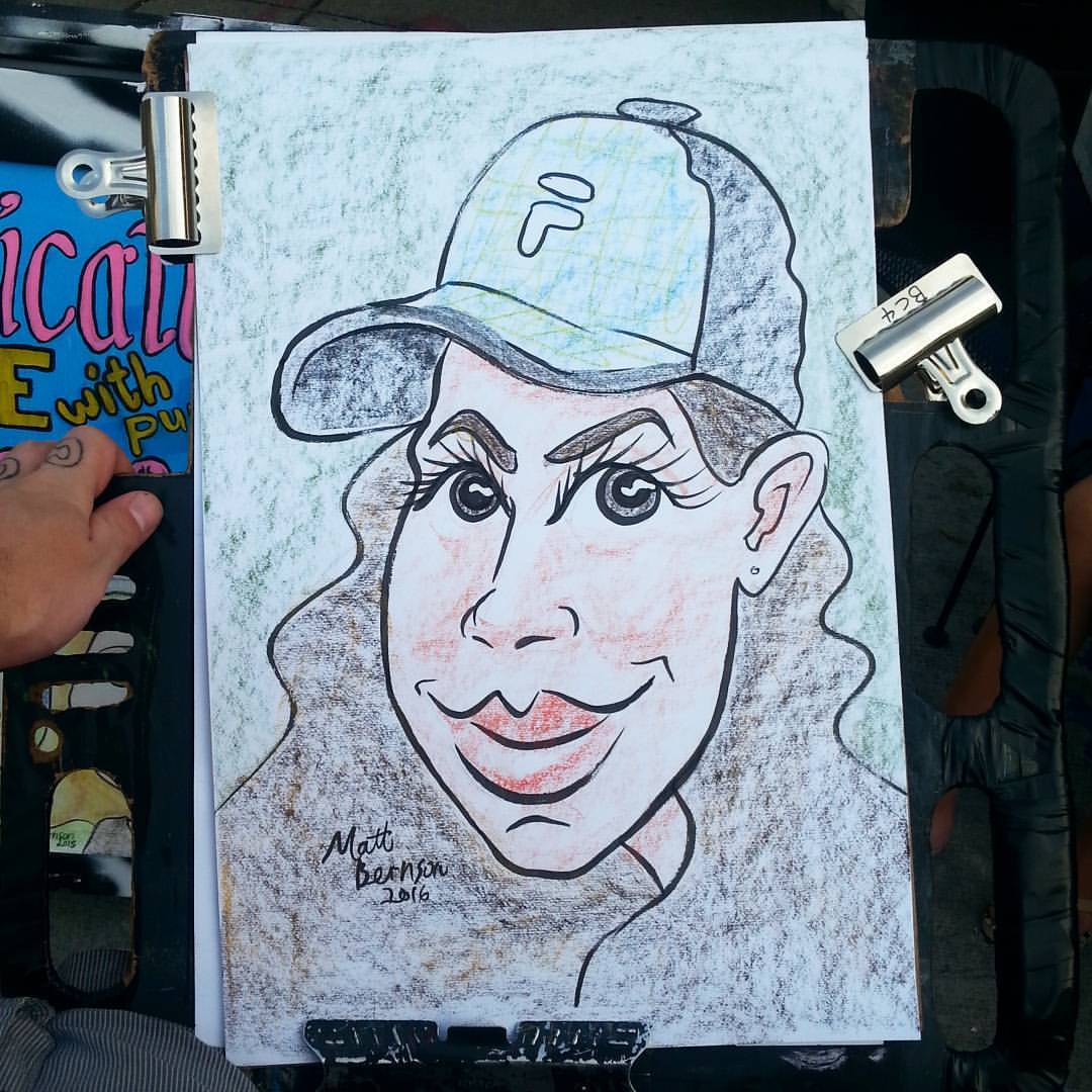 Caricature done at Dairy Delight! #caricature #caricaturist #caricatures #dairydelight